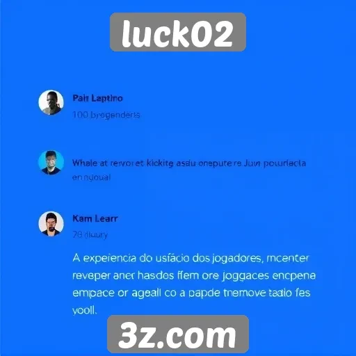 Experiência do usuário no luck02 e feedbacks dos jogadores